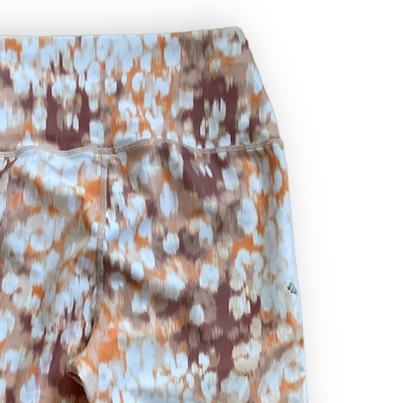 Aerie Offline Workout Leggings - Orange Cream Print - Women’s Legging - Spandex - Picture 4 of 6
